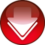 video downloader delux android application logo